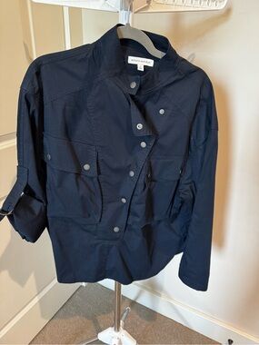 Banana Republic Navy Utility Shirt